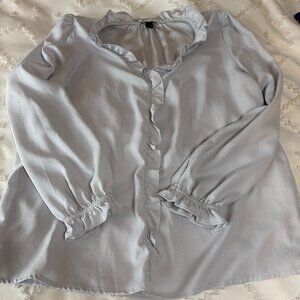 Ann Taylor Ruffled Blouse